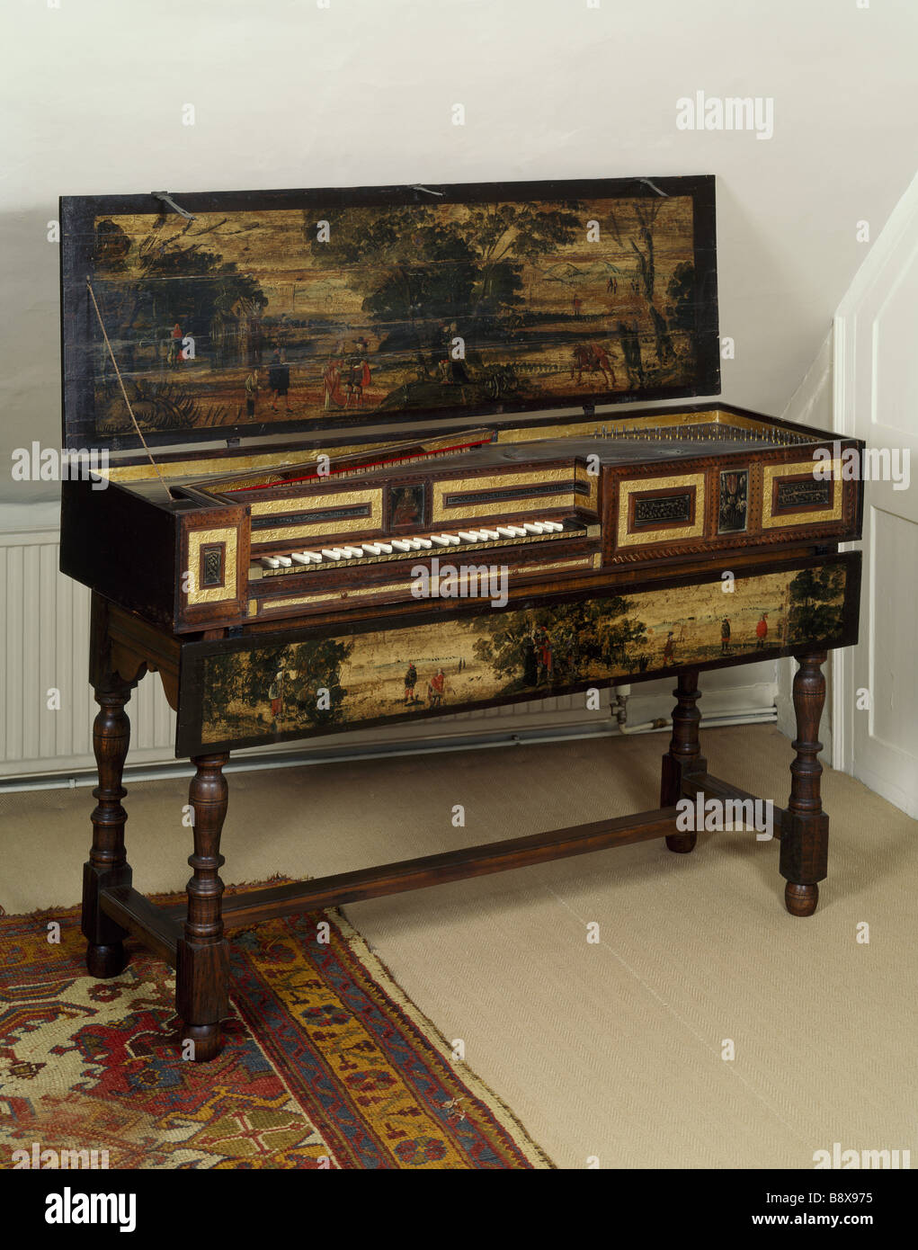 Virginal keyboard hi-res stock photography and images - Alamy
