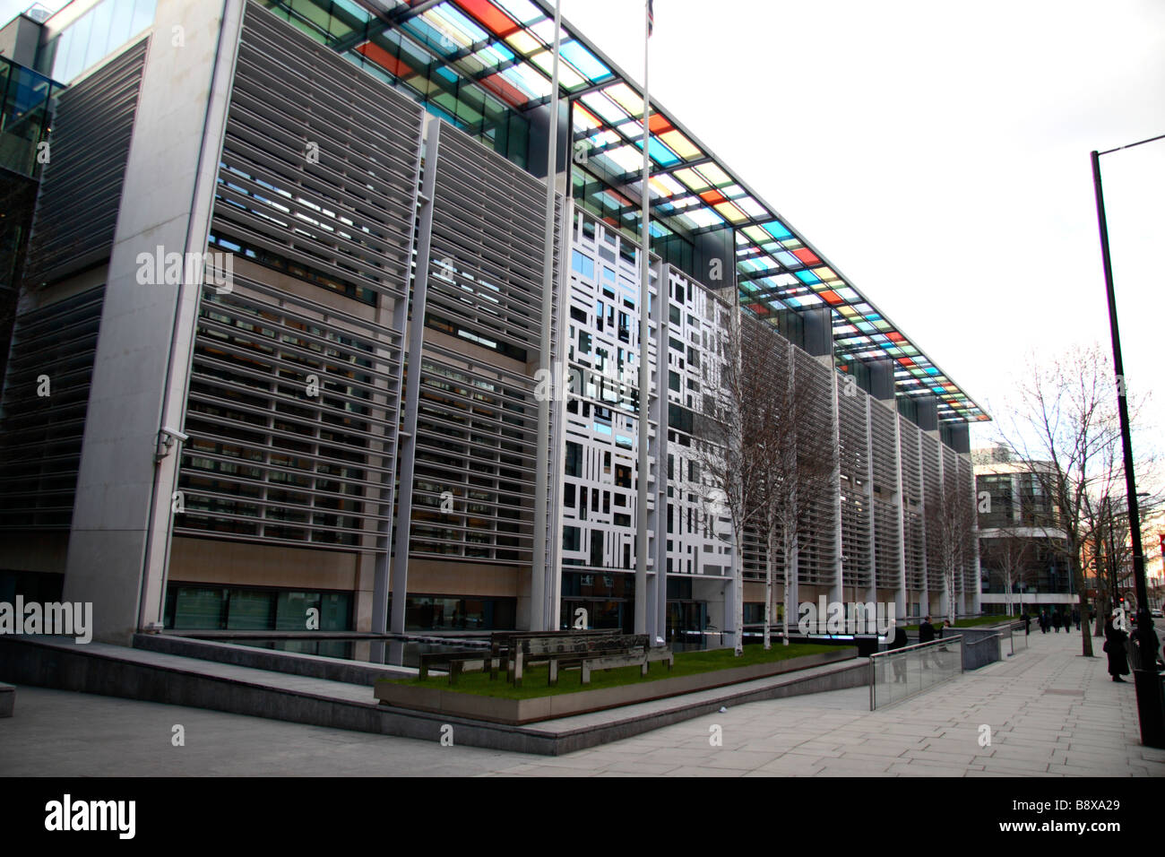 The Home Office building on Marsham Street, Westminster, London Stock