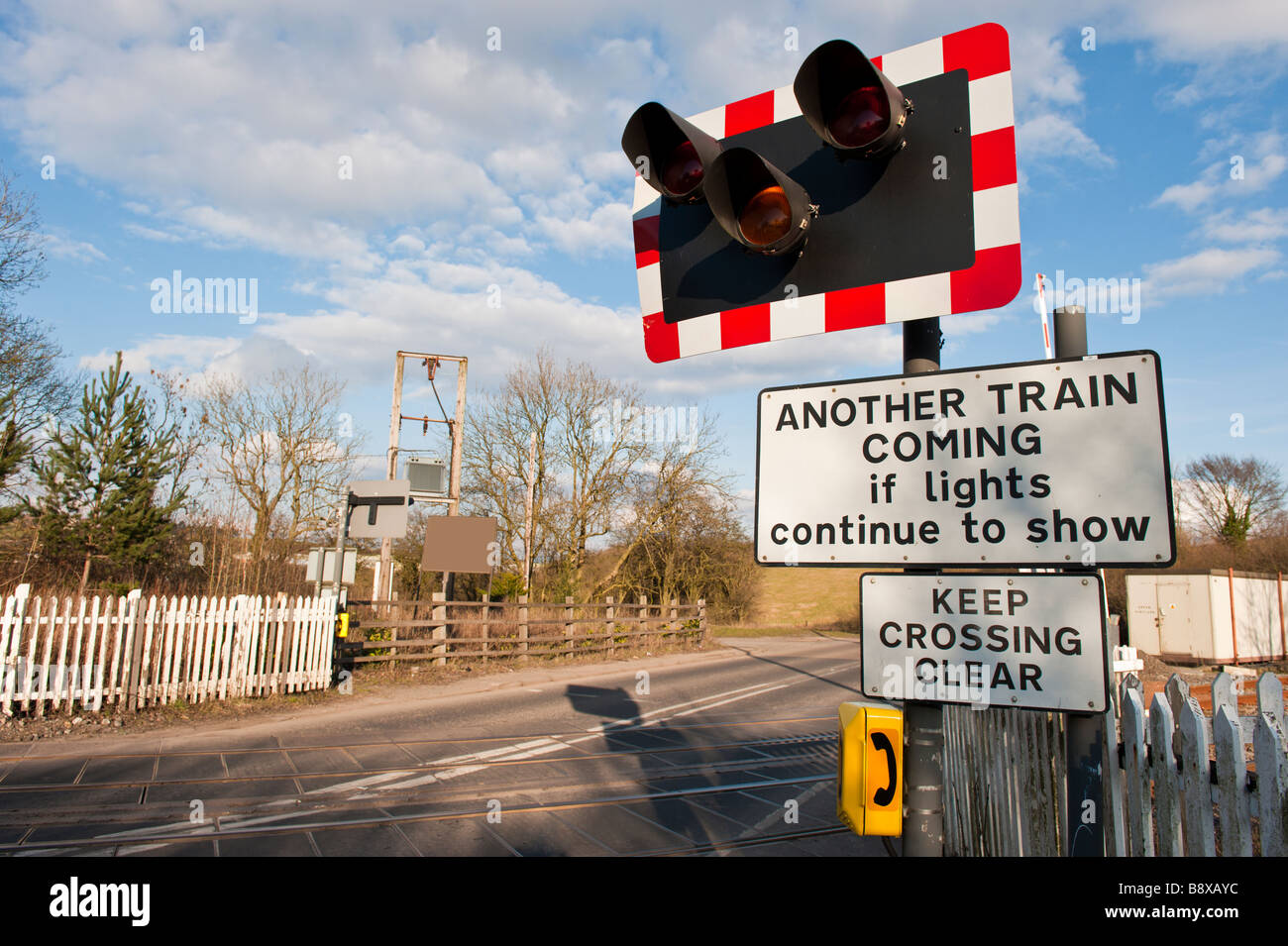 Keep crossing clear sign hi-res stock photography and images - Alamy