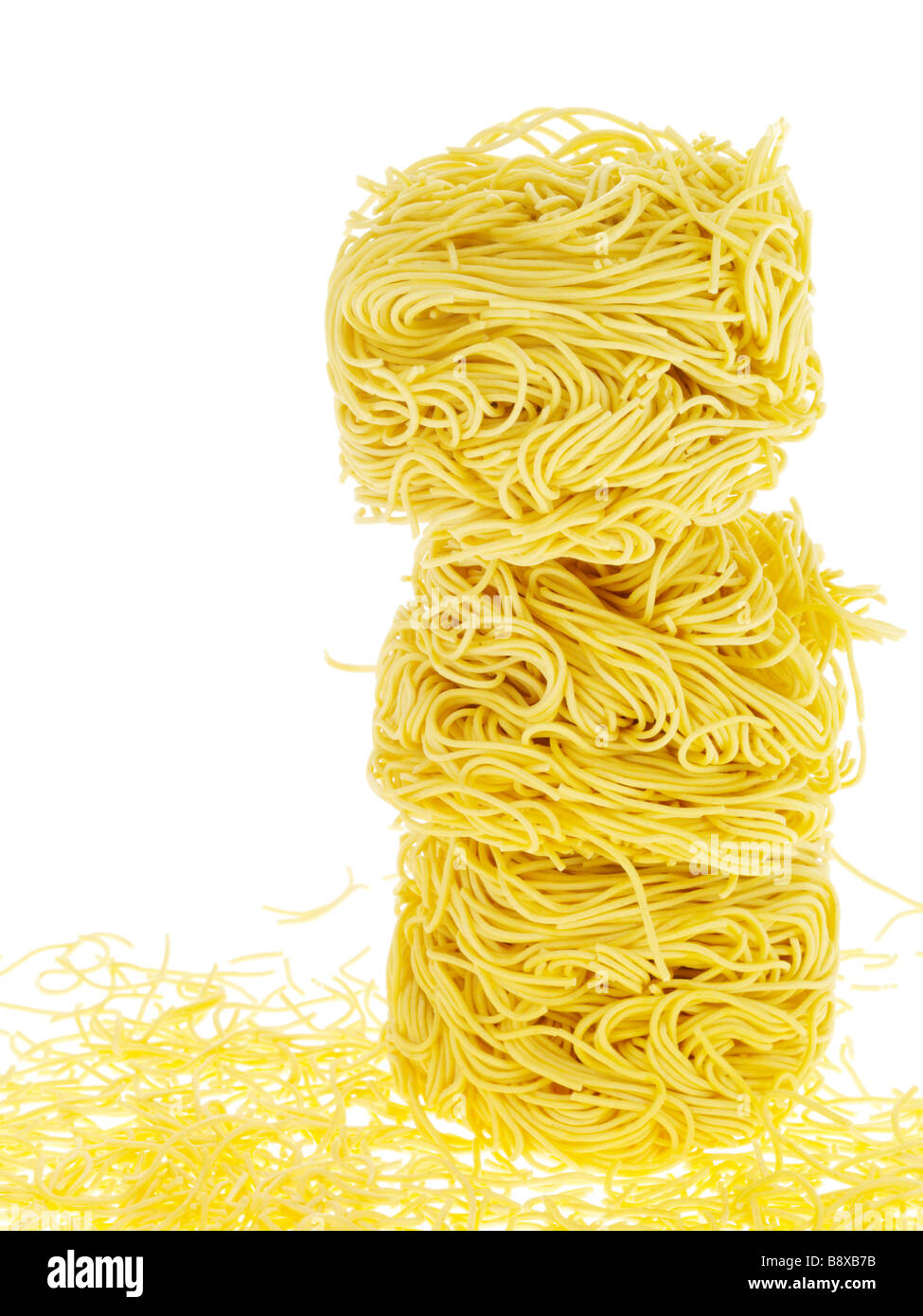 Fine Egg Noodles Stock Photo Alamy