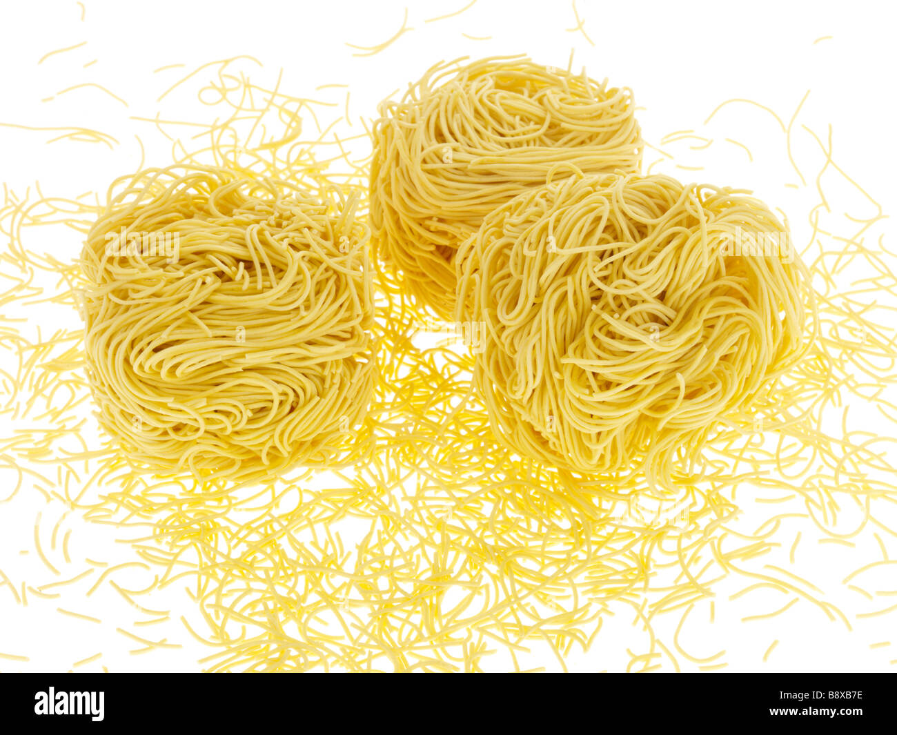 Fine Egg Noodles Stock Photo Alamy