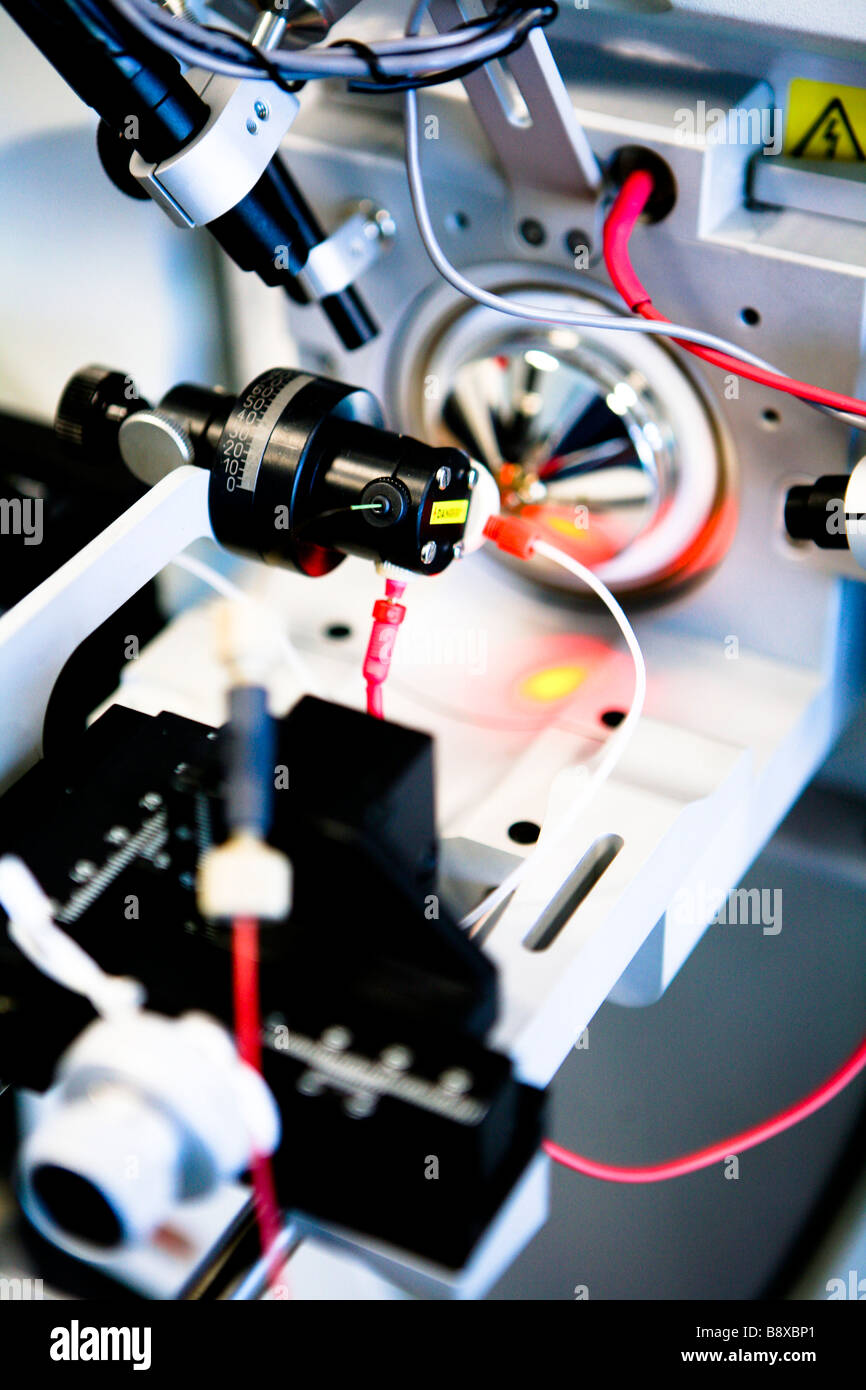 mass spectrometer, istituto di ricerche farmacologiche mario negri, milan, italy Stock Photo
