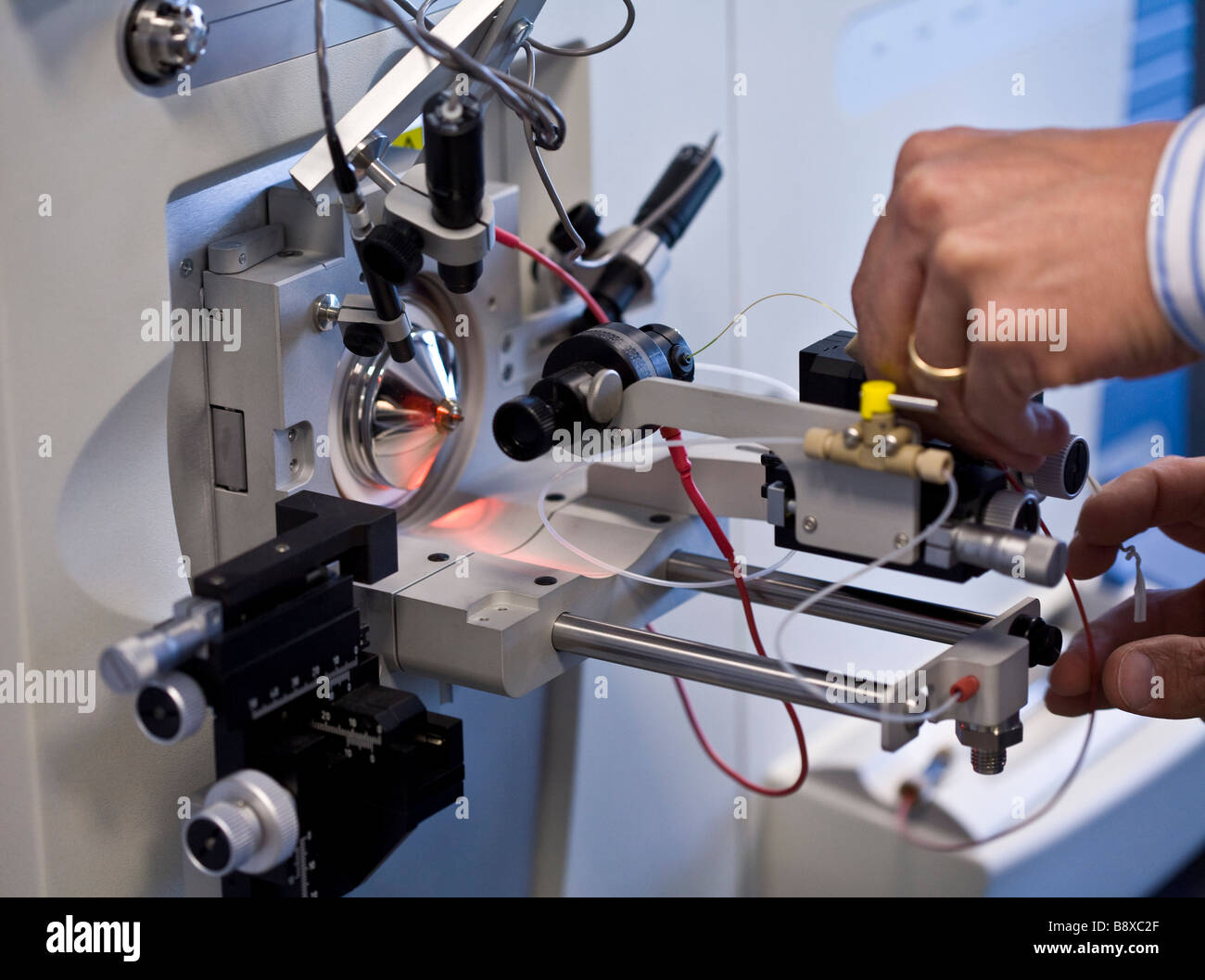 mass spectrometer, istituto di ricerche farmacologiche mario negri, milan, italy Stock Photo