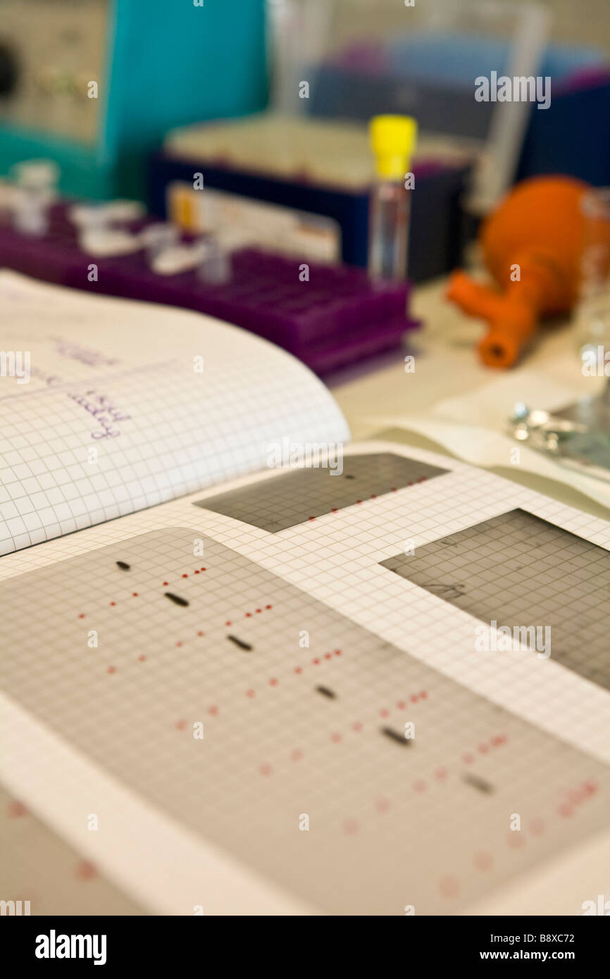 Copybook of laboratory hi-res stock photography and images - Alamy
