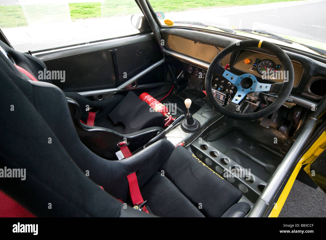 Modified Racing Ford Escort Interior Stock Photo 22708127