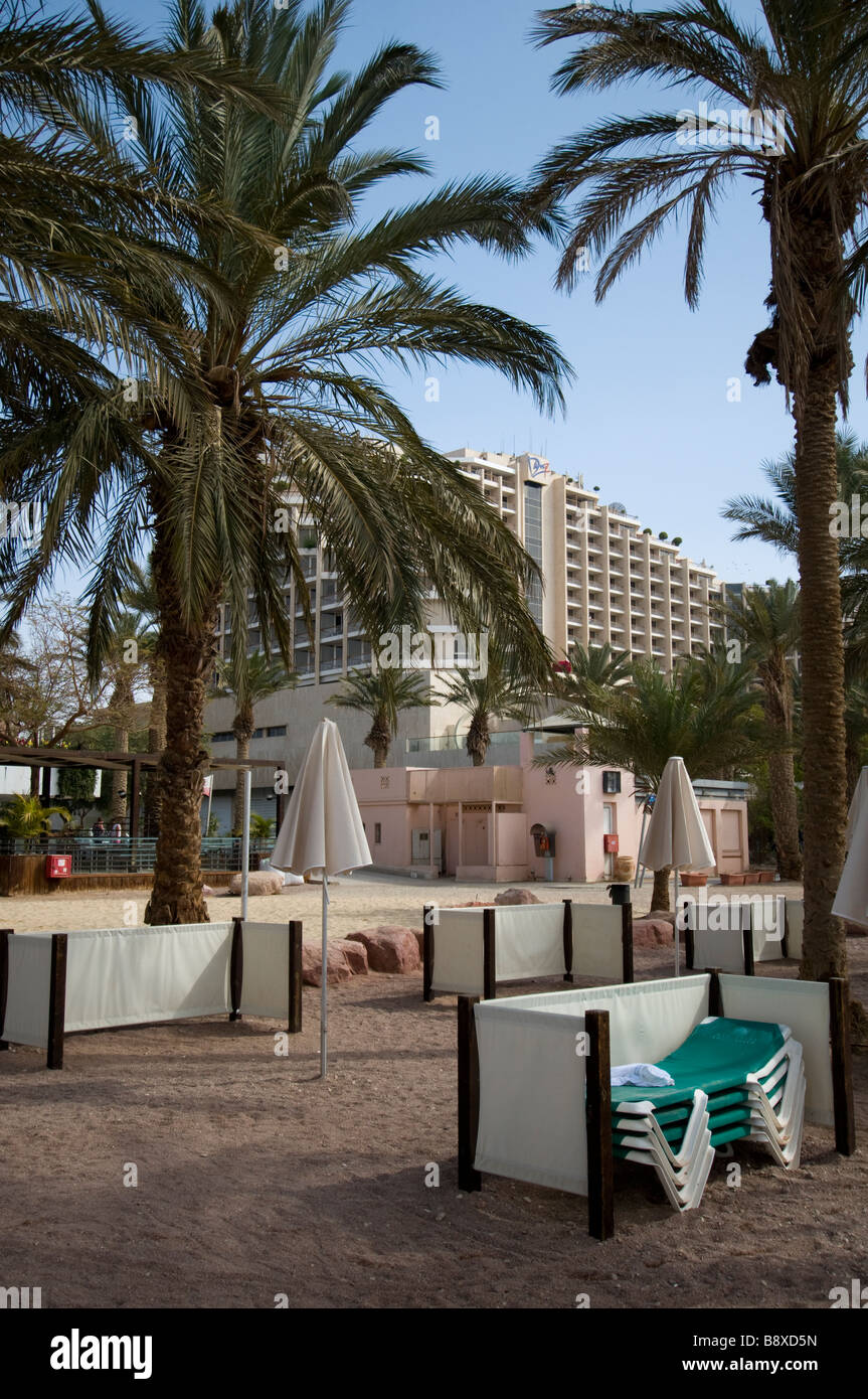 Dan Hotel, Eilat promenade, Israel Middle East Stock Photo
