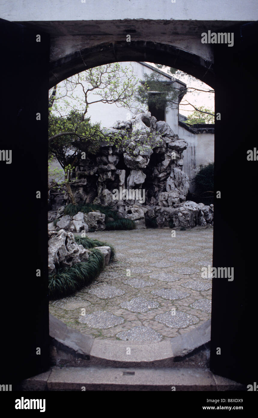 A view of the Library Courtyard, Master of the Fishing Nets’ Garden
