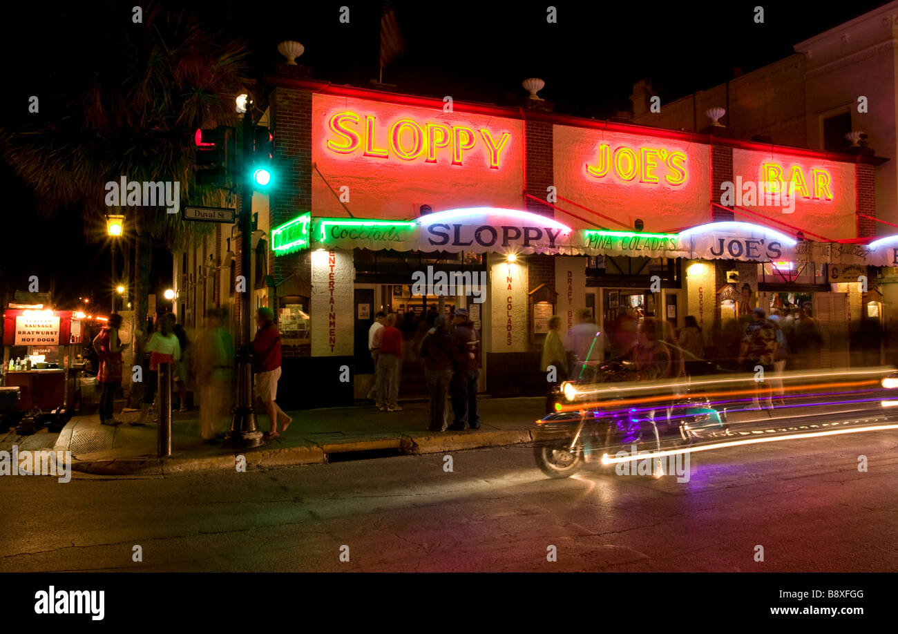 Sloppy Joe s Bar Duval St Key west Florida USA Stock Photo