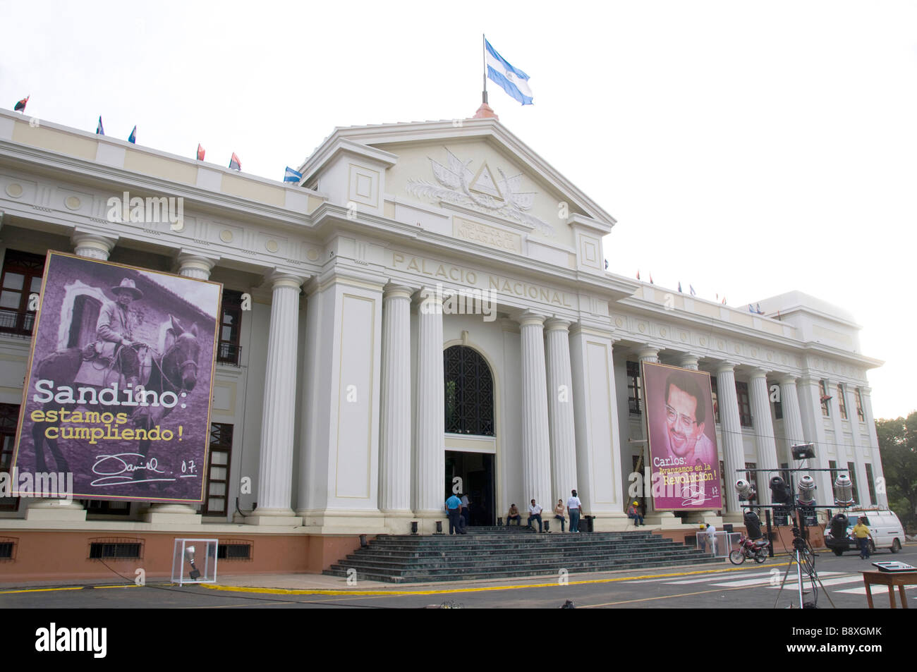National Palace of Culture and National Museum Managua Nicaragua Central America Stock Photo