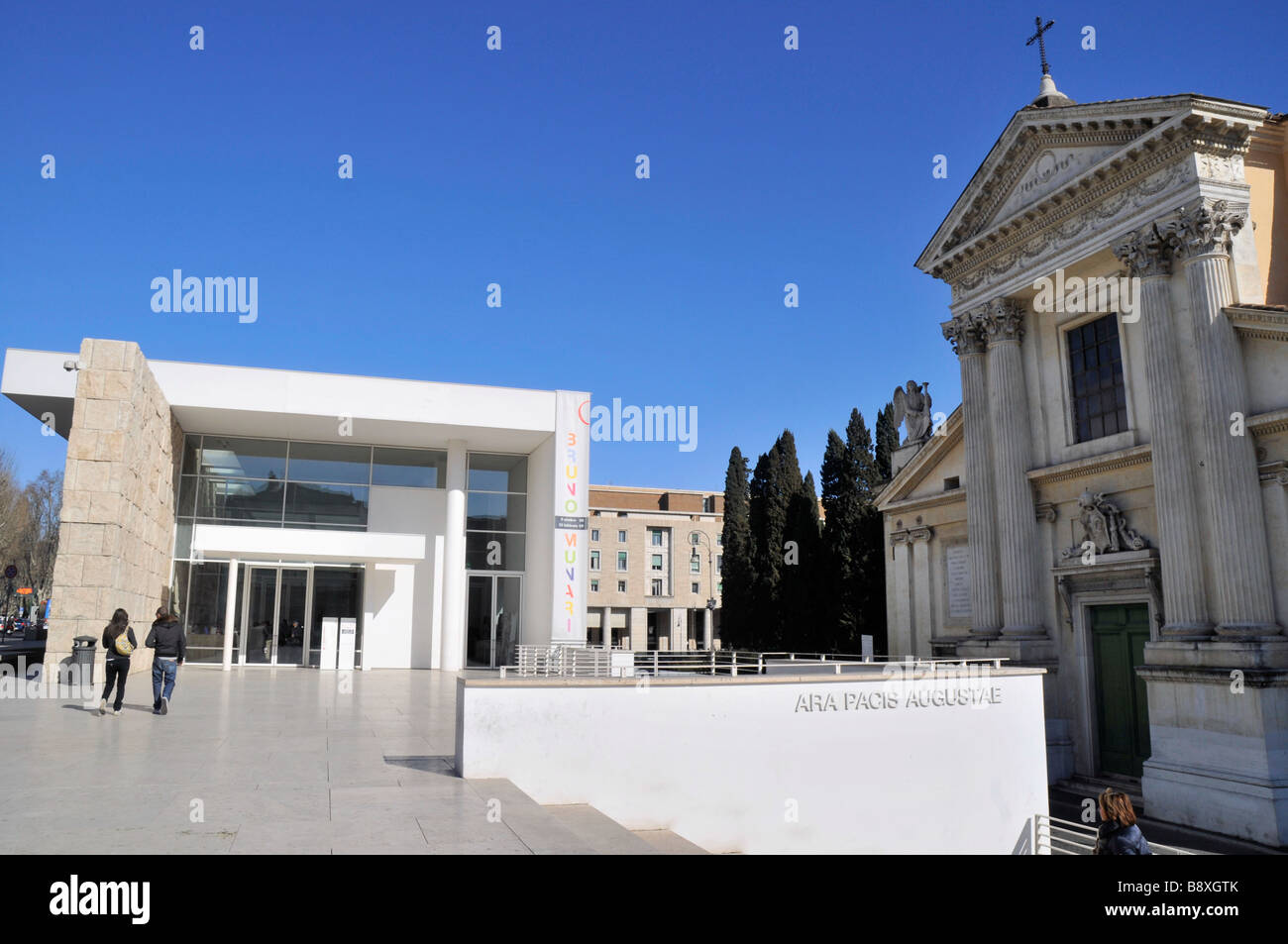 The Ara Pacis Museum Near The Mausoleum Of Augustus In Rome - 