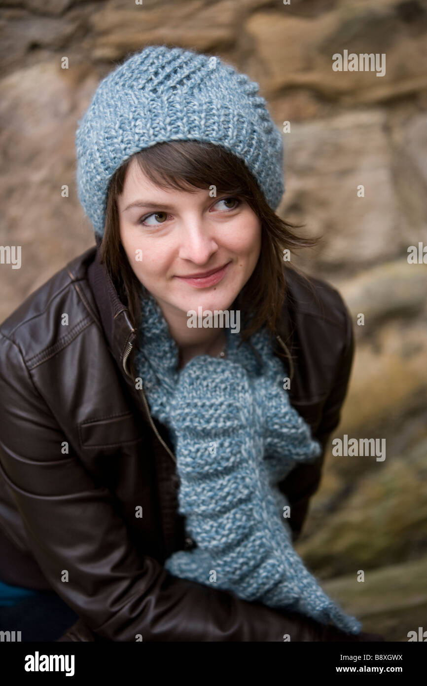 Woolen Hat & scarf . Stock Photo