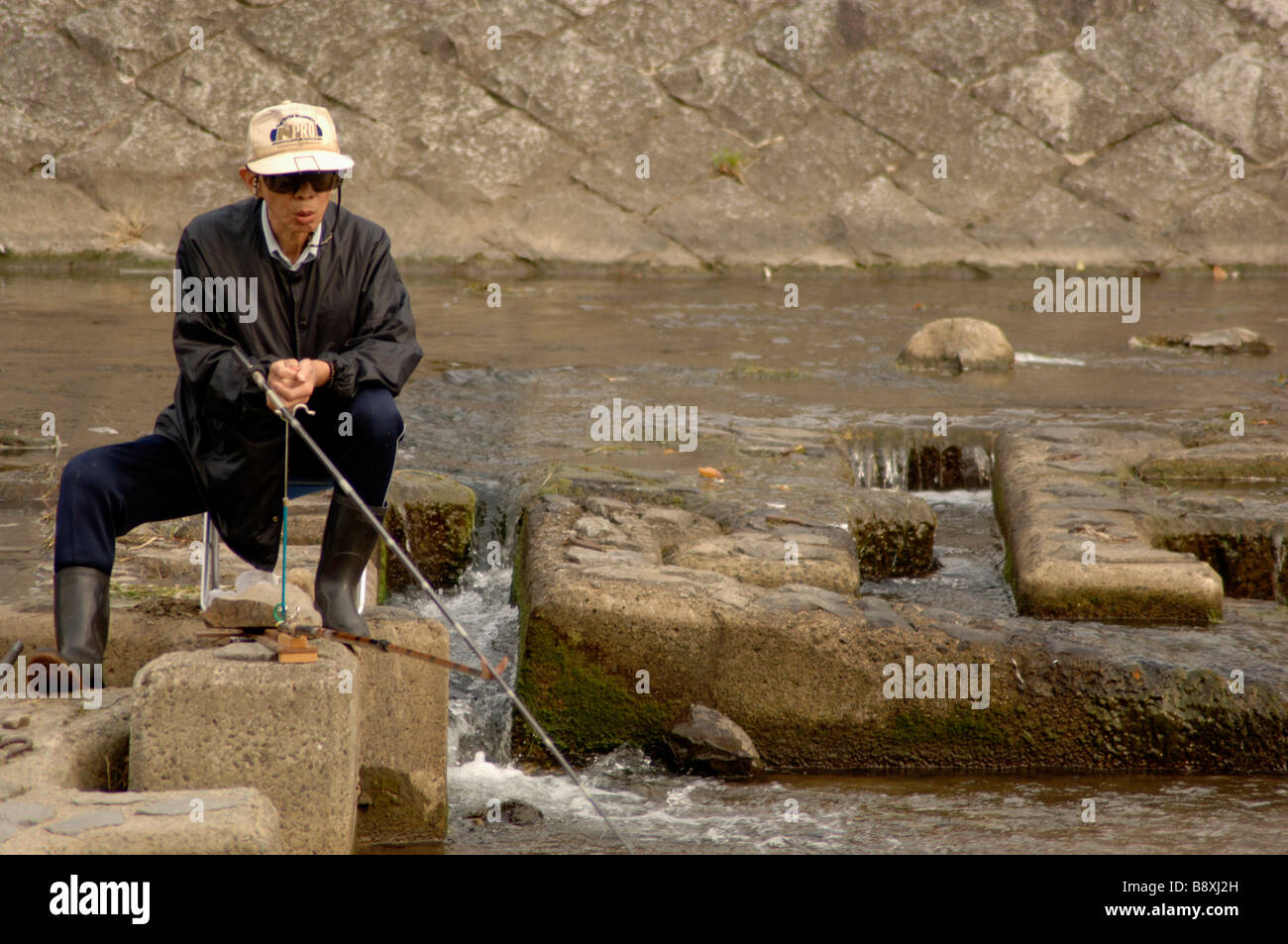 Japanese old man hi-res stock photography and images - Alamy