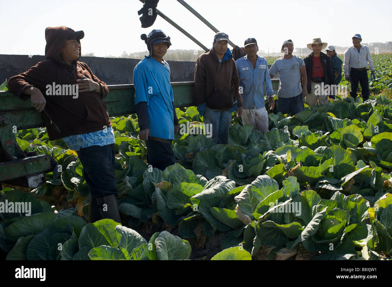 Migrant workers Florida USA Stock Photo