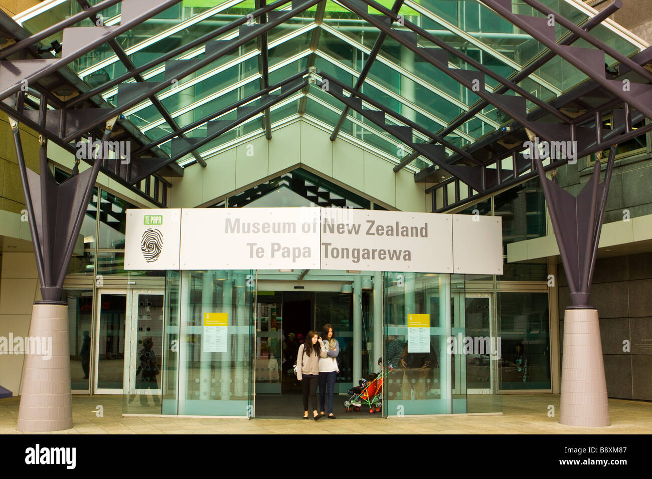 Te Papa Tongarewa Museum Wellington New Zealand Stock Photo