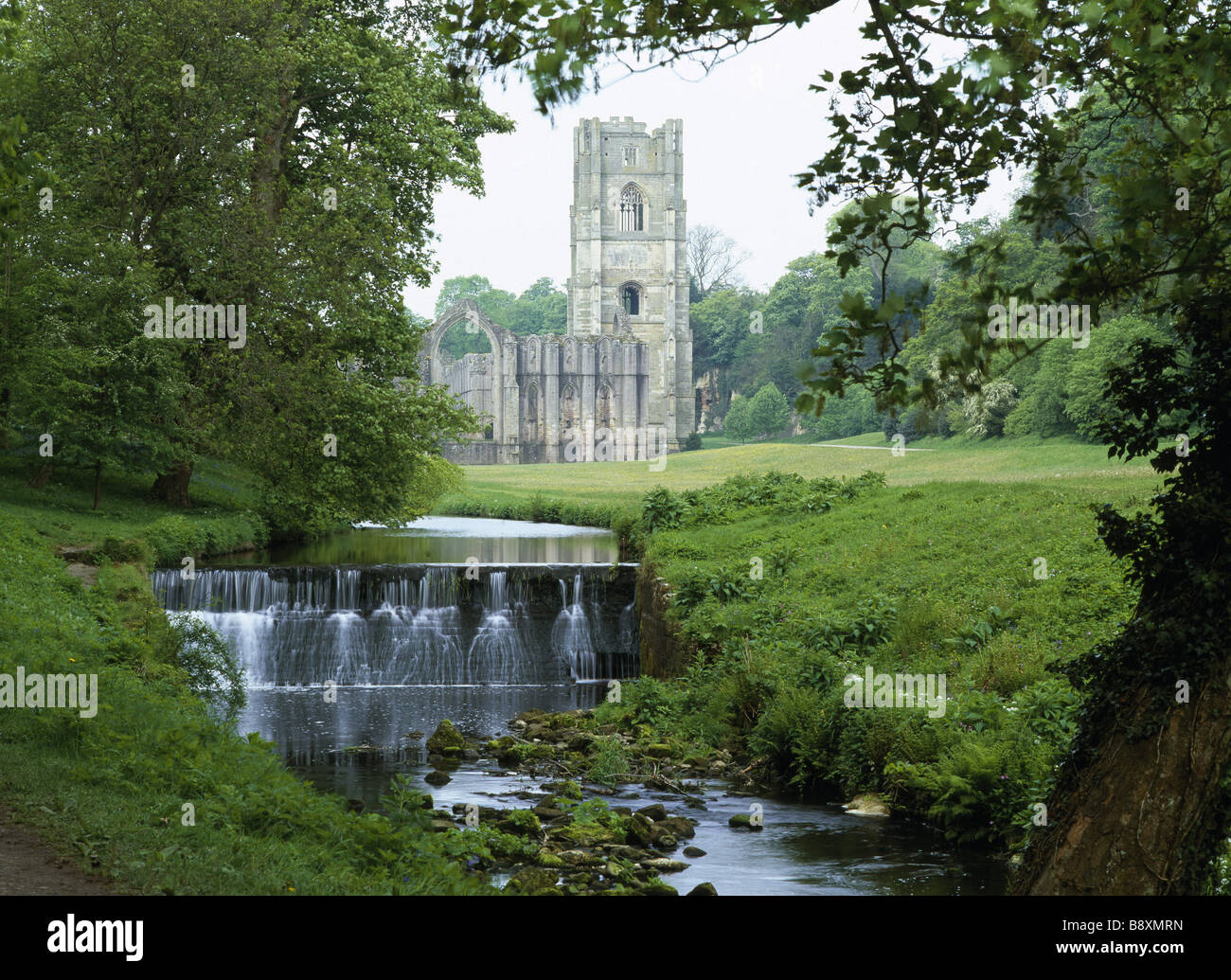 Fountains abbey spring hires stock photography and images Alamy