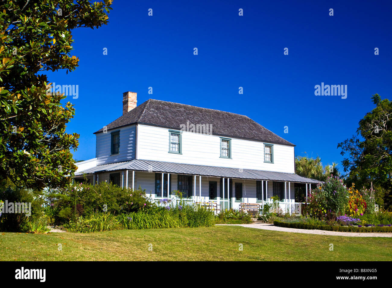 Kerikeri Mission Station. Oldest House in New Zealand Stock Photo Alamy