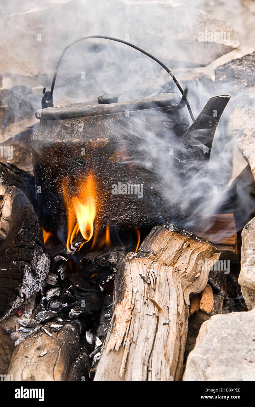 Tea Pot Fire High Resolution Stock Photography and Images Alamy