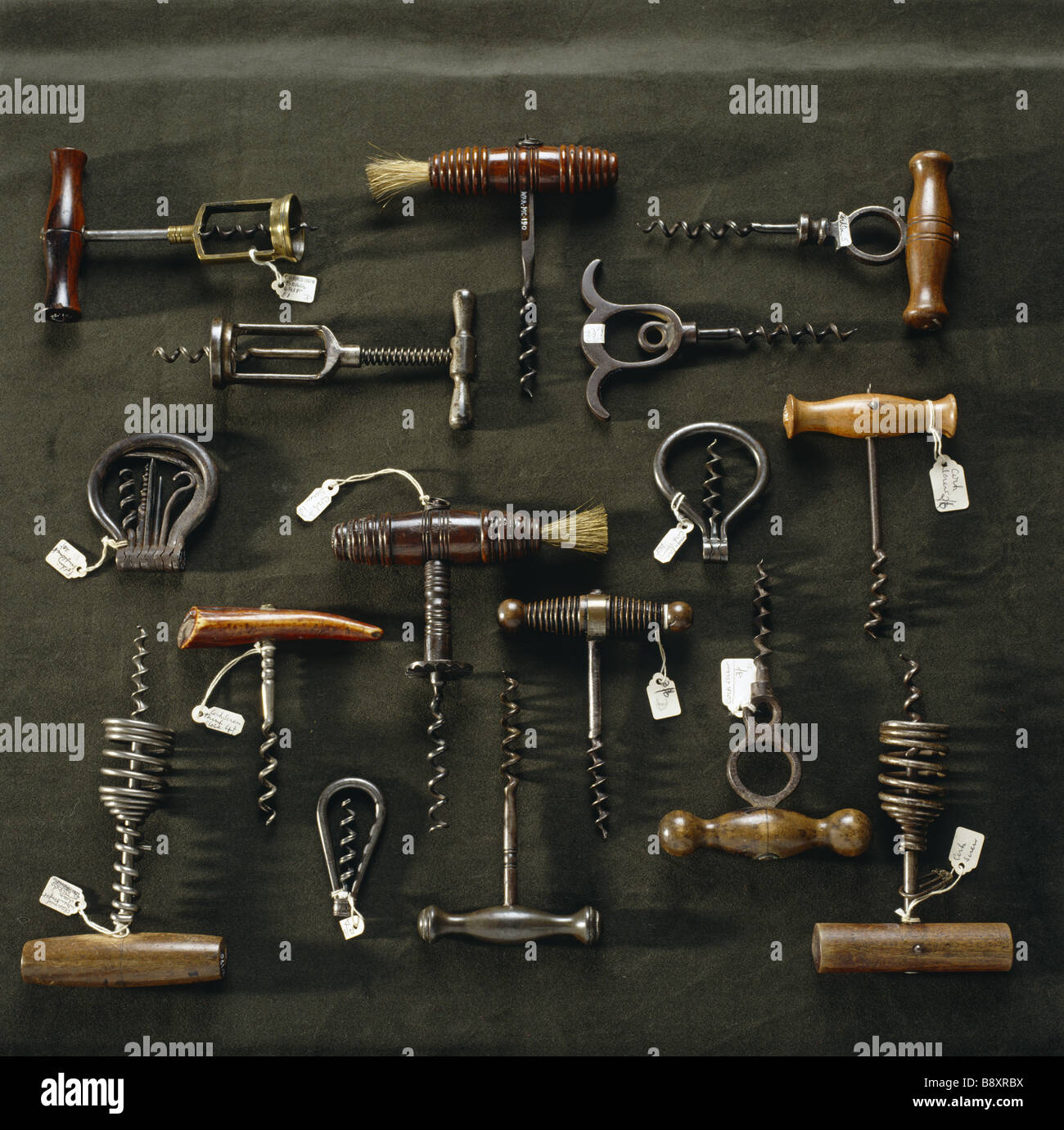 Detail of the P.M.Ward Collection at Llanerchaeron showing a collection