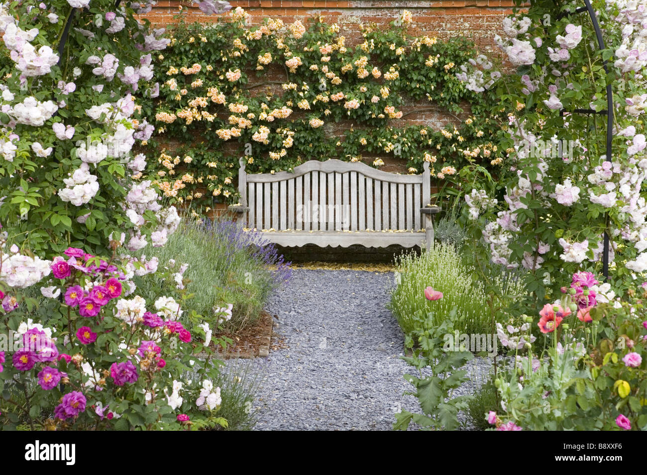 Mottisfont's Rose Garden, Hampshire