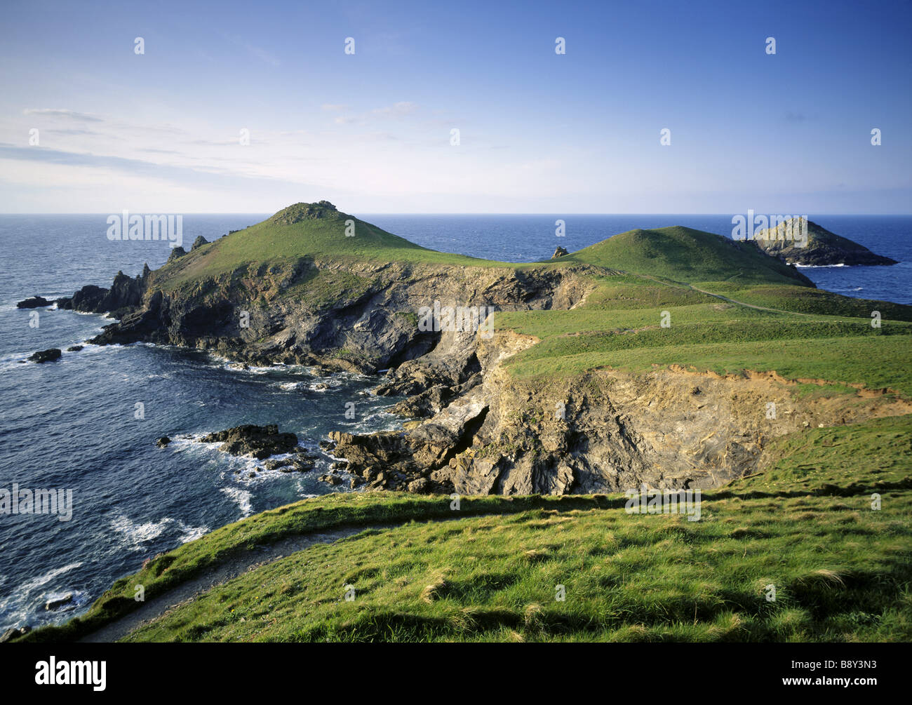 Pentire Head & Portquin Bay Stock Photo - Alamy