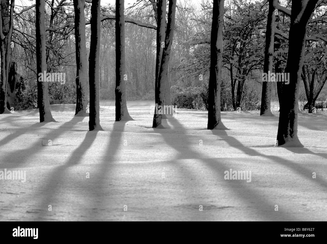 Snow covered location Black and White Stock Photos & Images - Alamy
