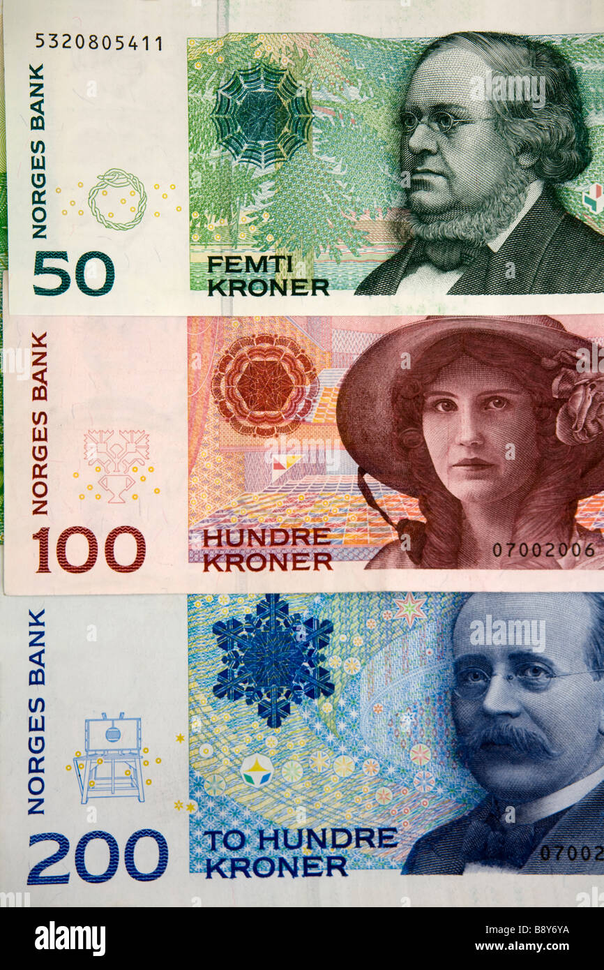 Norwegian krone hi-res stock photography and images - Alamy