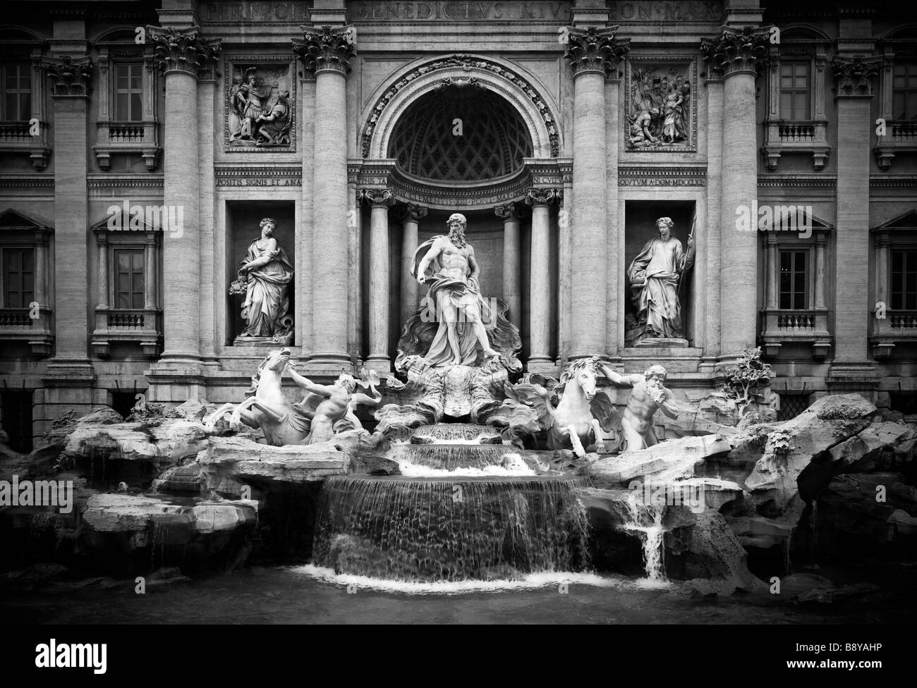 The Trevi Fountain, Rome Stock Photo