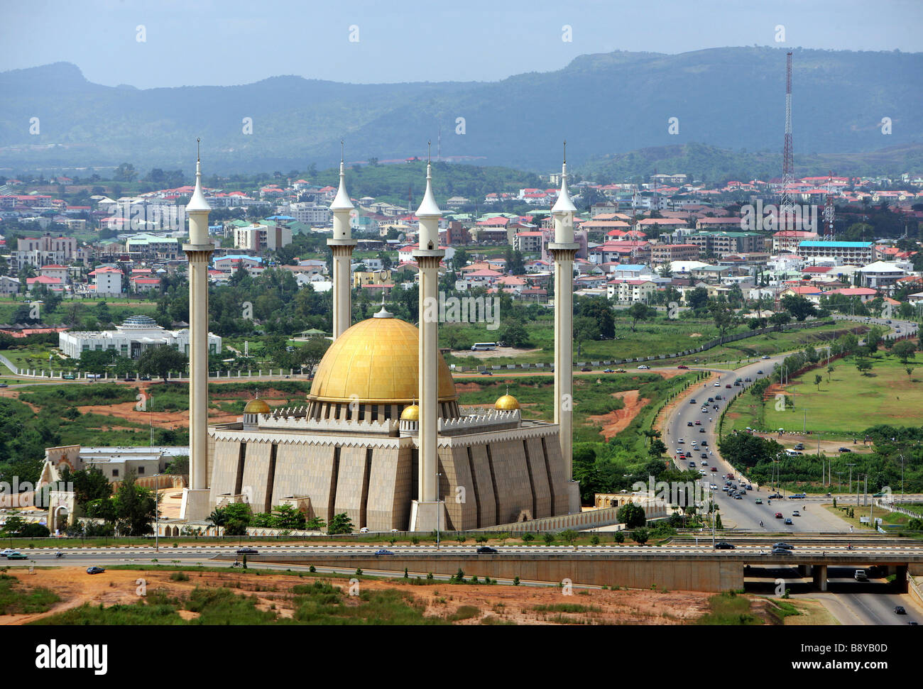 Nigeria, 12.05.2005, National Mosque in the capital Abuja Stock Photo