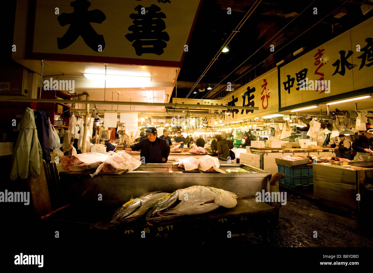 Tsukiji Fish Market Stock Photo Alamy