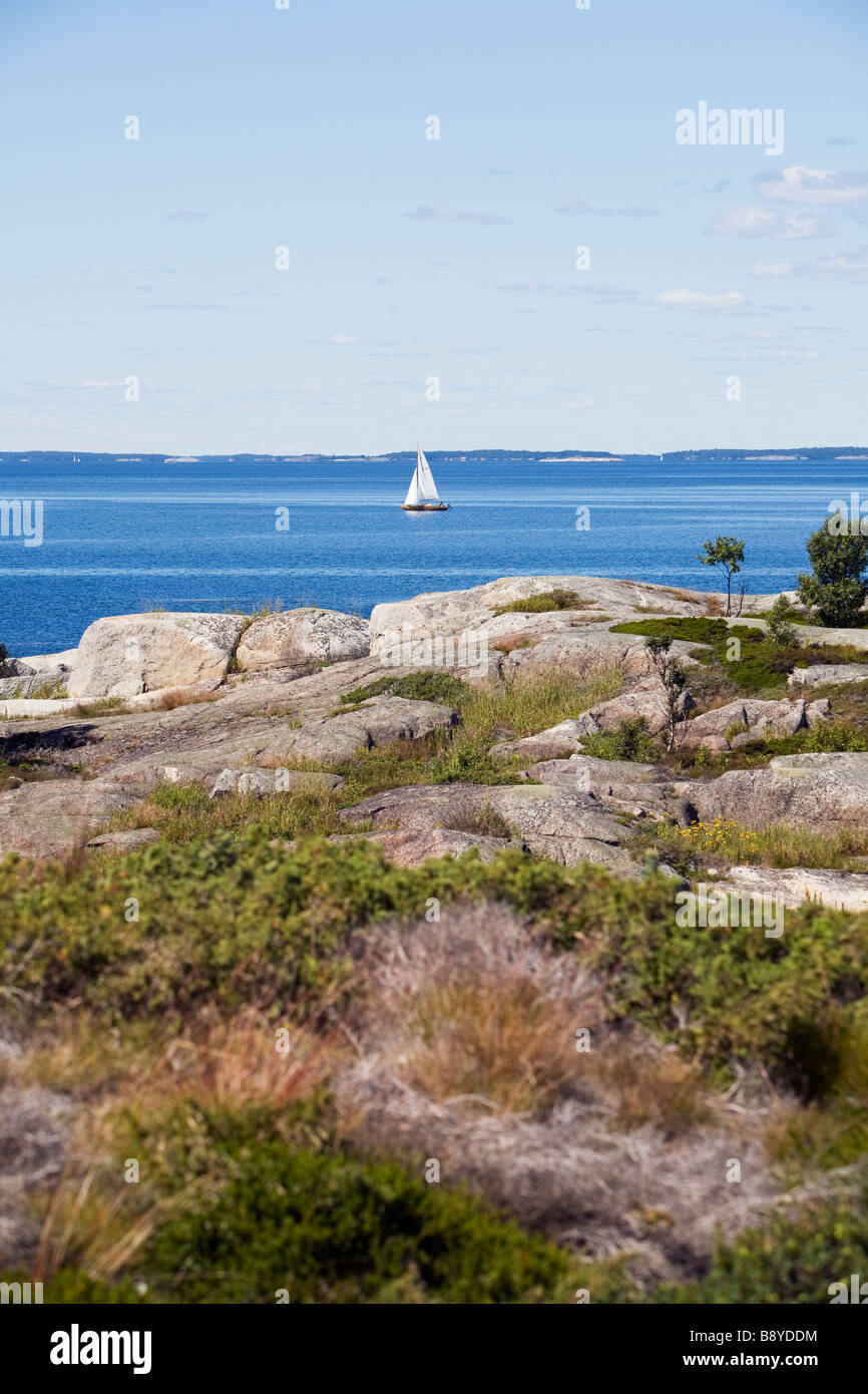 Rocks in the Stockholm archipelago Sweden Stock Photo - Alamy