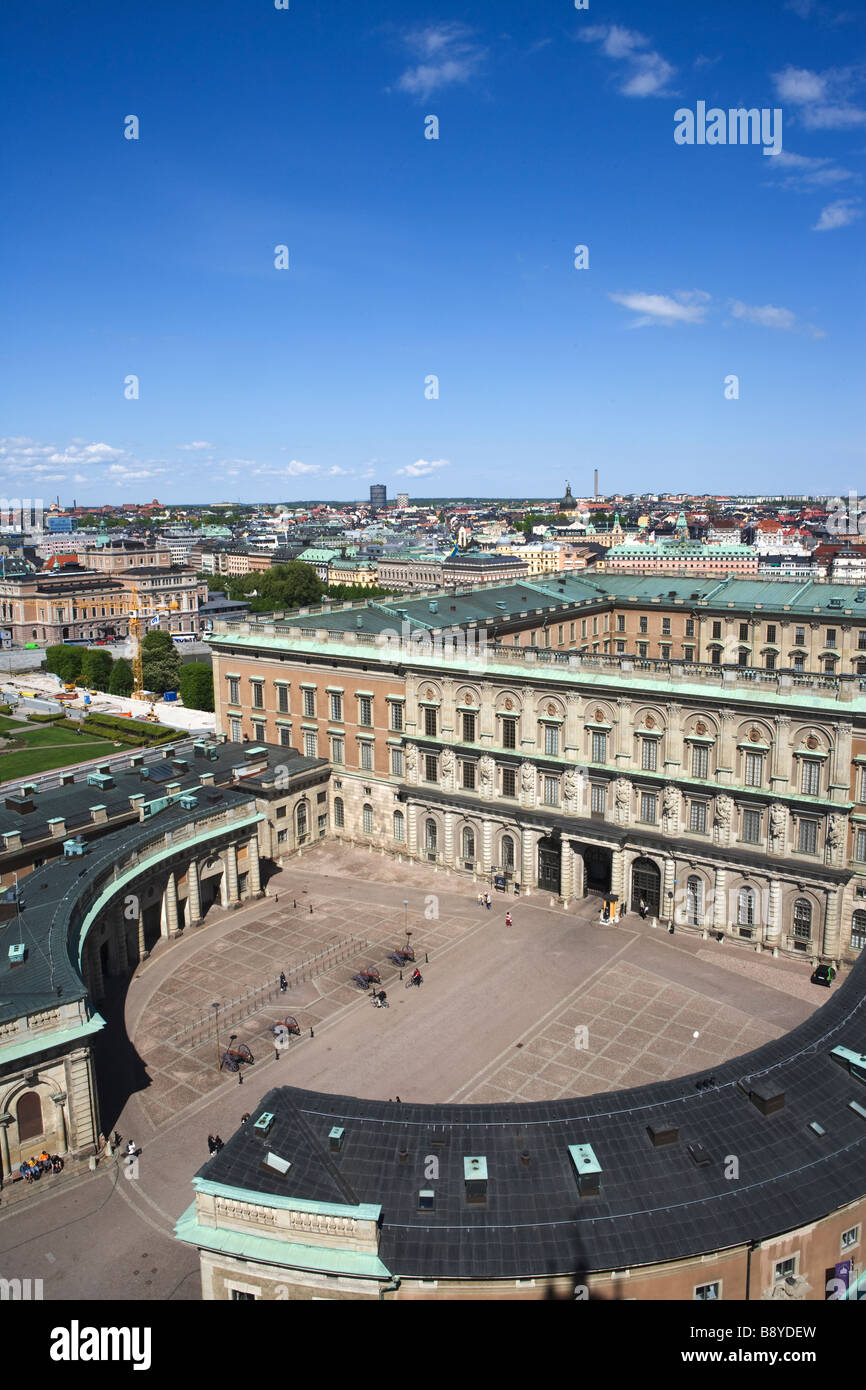 The castle of Stockholm Sweden. Stock Photo