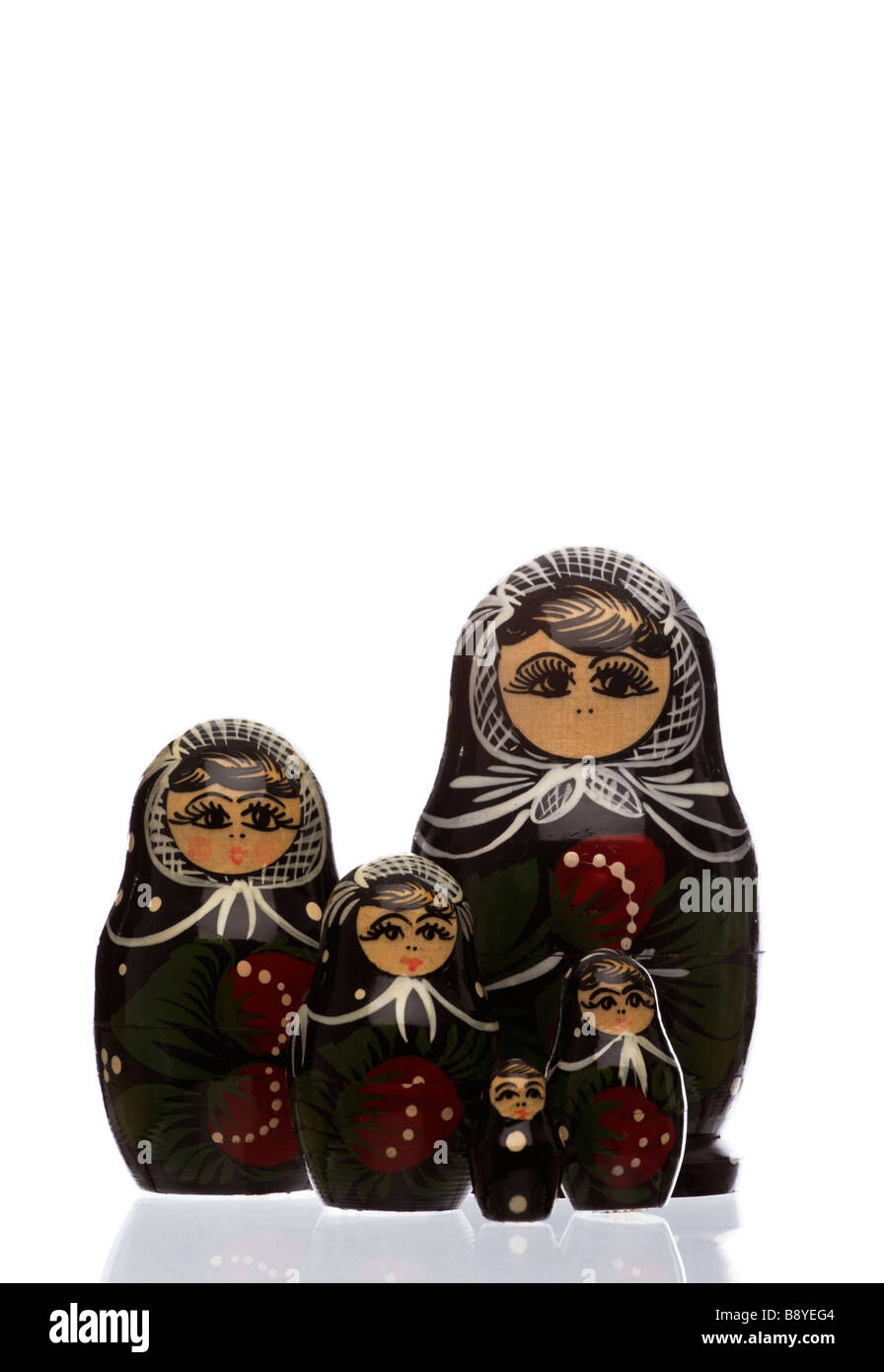 Babushka dolls. Stock Photo