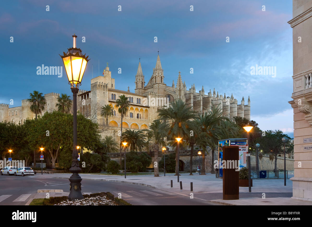 Spain, Palma de Majorca, cathedral La Seu, Stock Photo