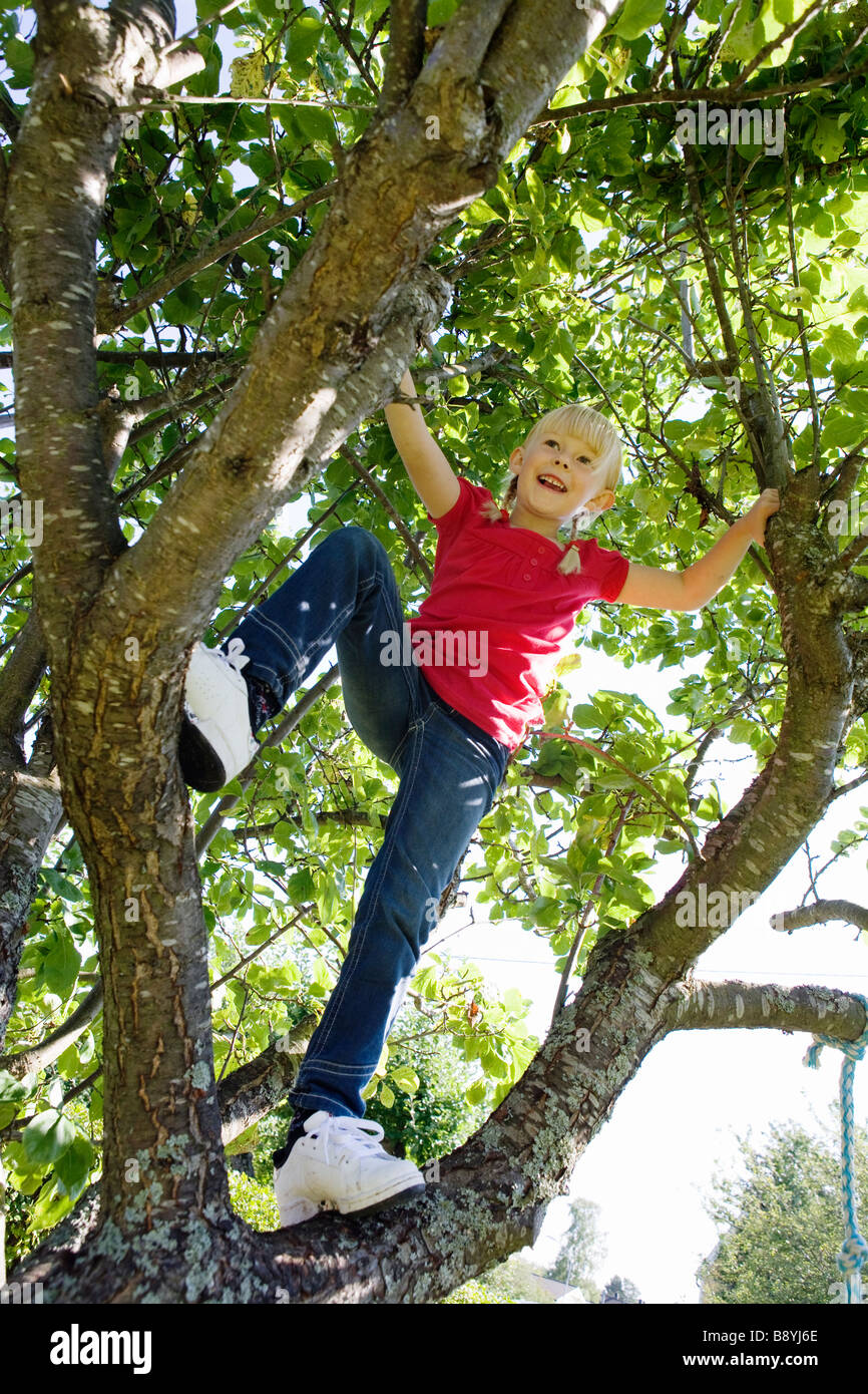 Girl tree play climbs hires stock photography and images Alamy
