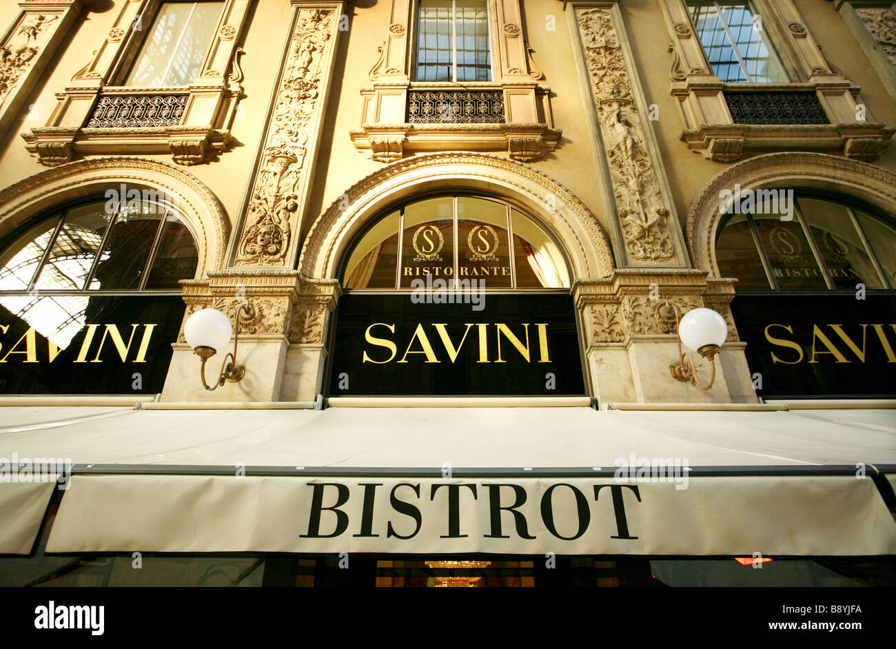 Savini restaurant, Vittorio Emanuele II gallery, Milan, Lombardy, Italy