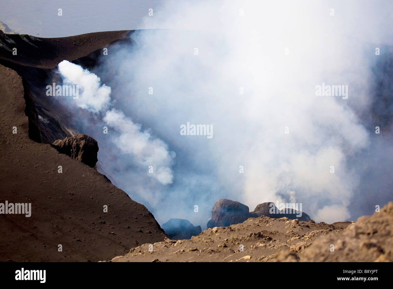 Volcano, Stromboli island, Sicily, Italy Stock Photo - Alamy