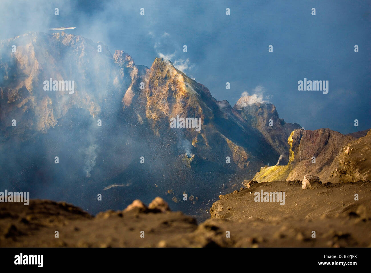 Volcano, Stromboli island, Sicily, Italy Stock Photo - Alamy