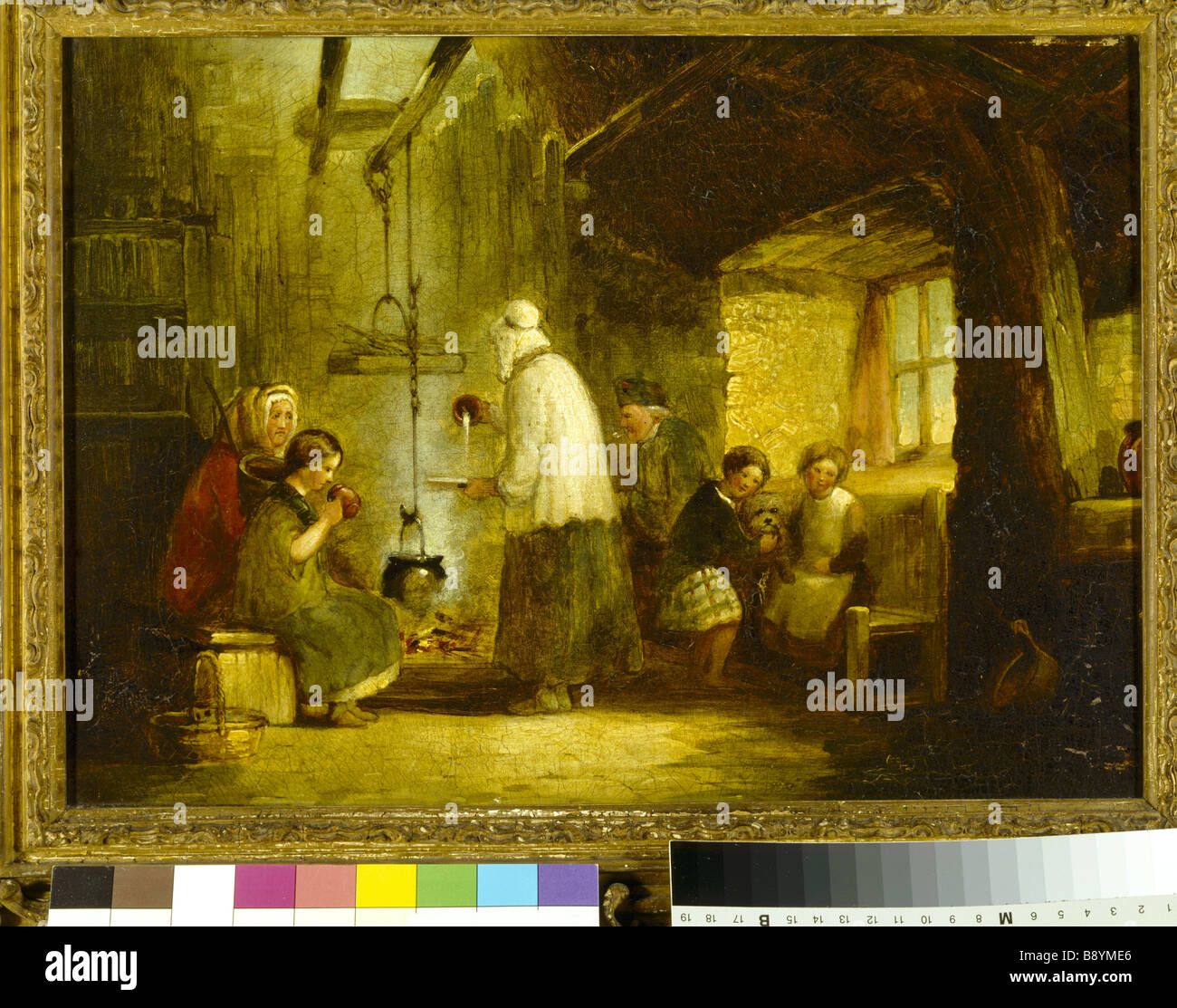 HIGHLAND HOSPITALITY, oil painting in the front room at Mr Straws House