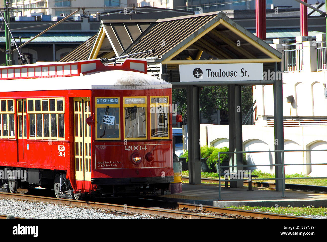 Trolley bus, New Orleans, Louisiana, United States of America, North