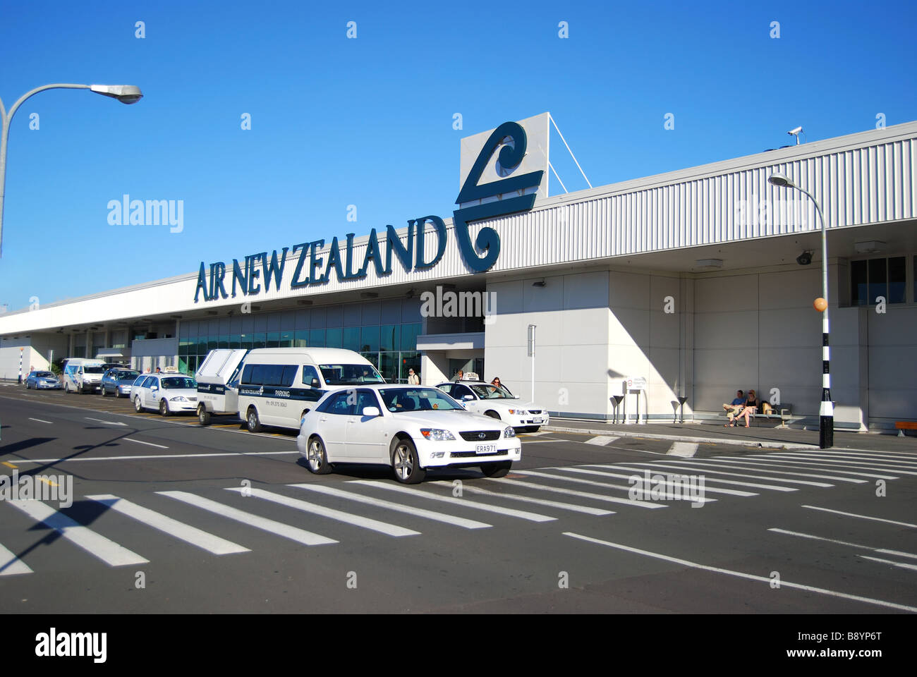 Domestic Terminal, Auckland International Airport, Mangere, Auckland, North Island, New Zealand Stock Photo