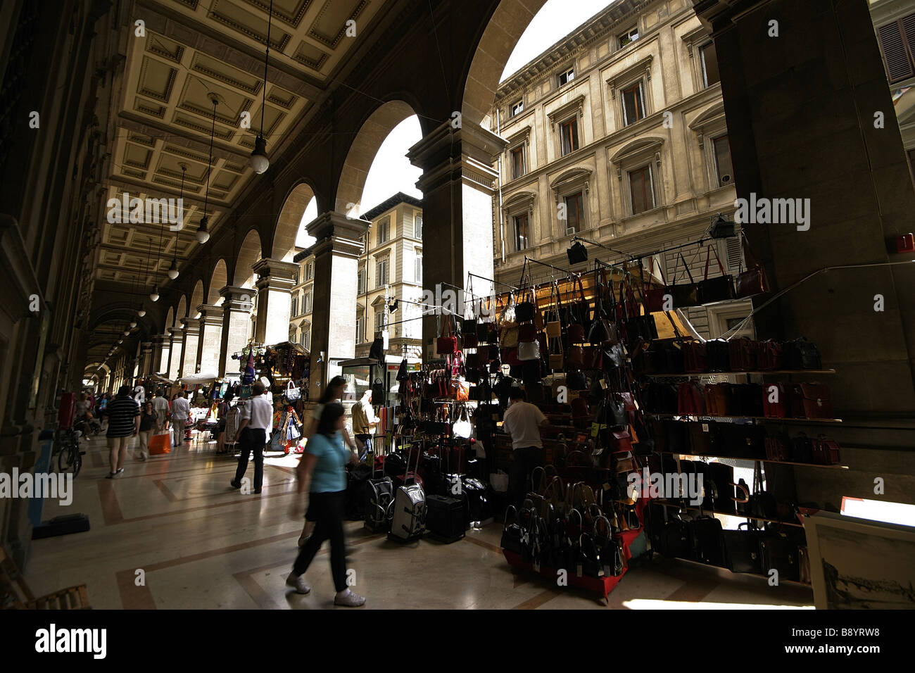 Old Shopping Mall In Florence Italy Stock Photo 22739060 Alamy
