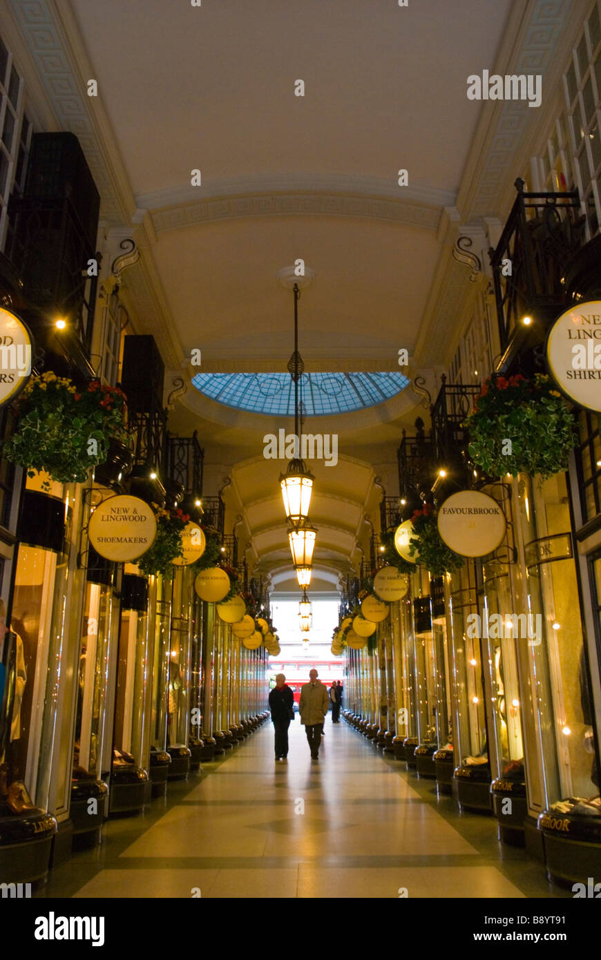 Piccadilly Arcade shopping centre in central London England UK Stock Photo