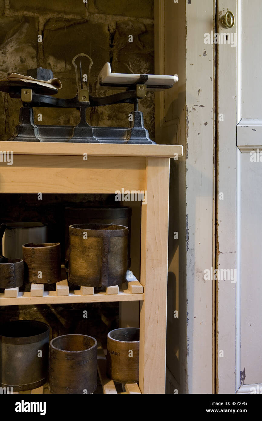 Weighing scales used at Stainsby Mill a working water powered flour