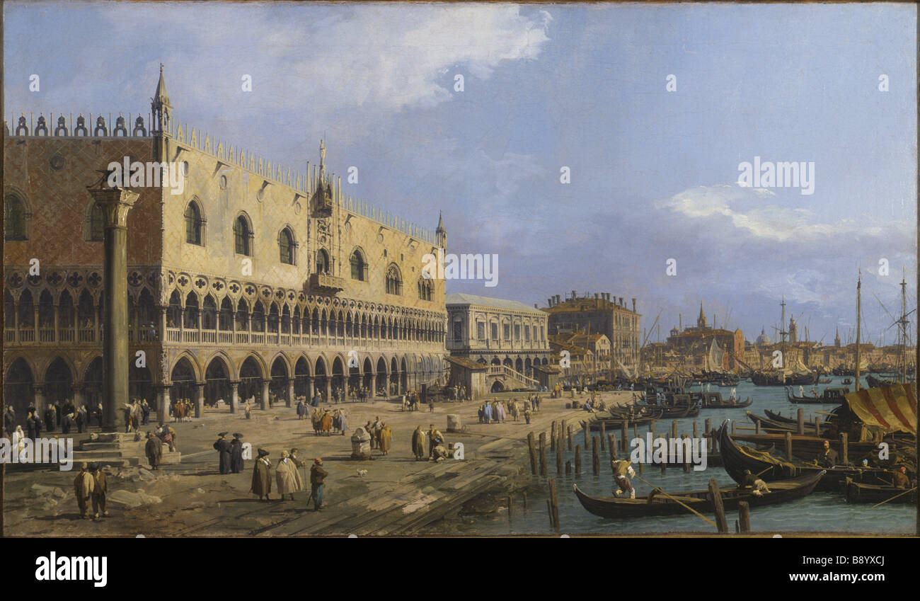 Venetian scene painting hi-res stock photography and images - Alamy