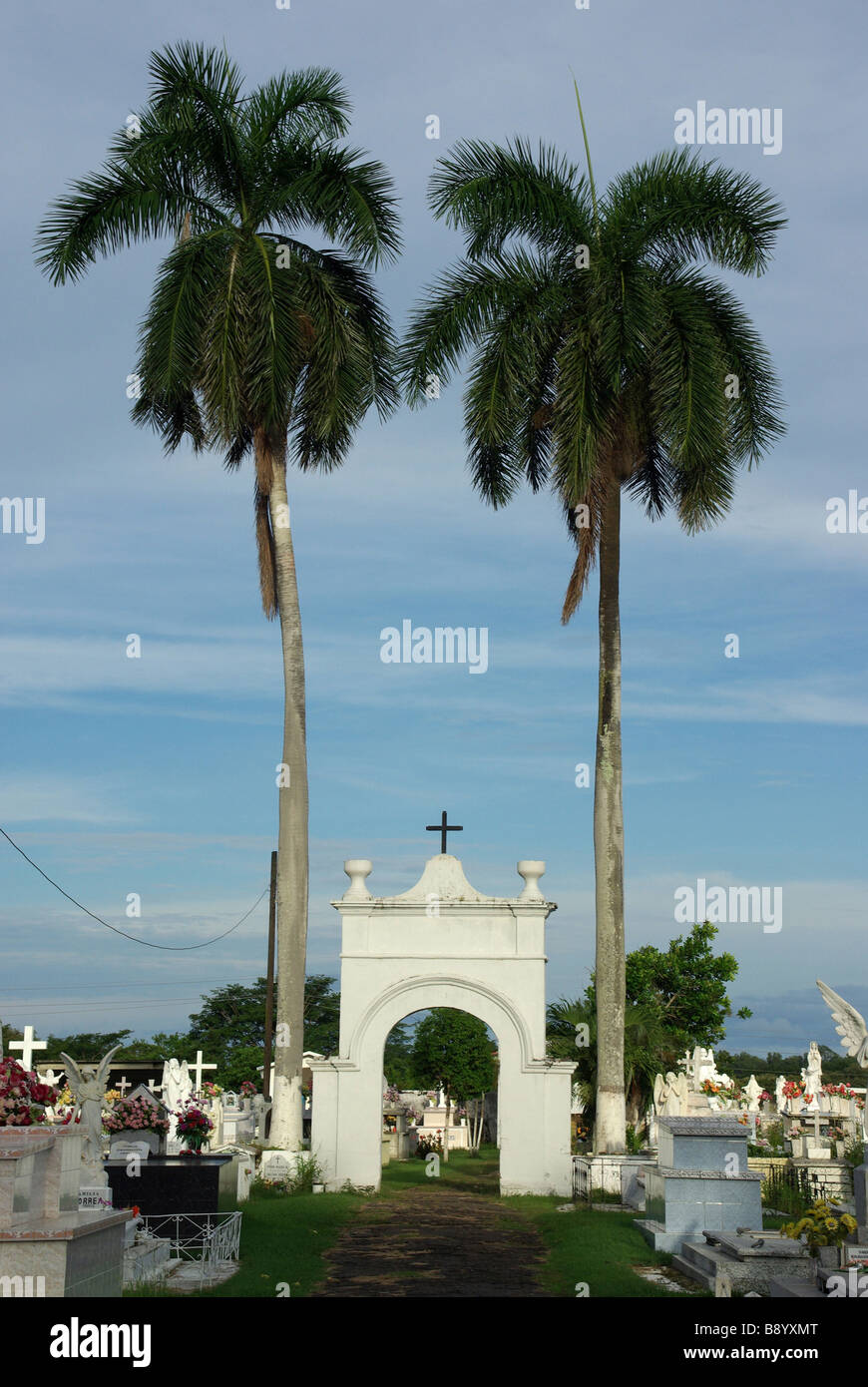 Cemetery, Villa de Los Santos, Los Santos Province, Panama Stock Photo