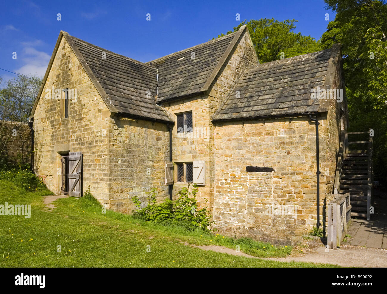 Stainsby Mill on the Hardwick Estate, Derbyshire Stock Photo Alamy