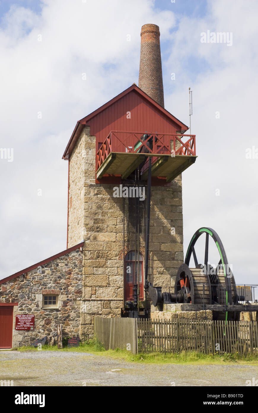The engine house at Cornish Mines & Engines at Pool, near Redruth
