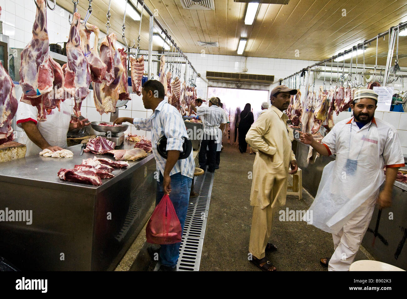 Meat Market Deira Dubai United Arab Emirates Stock Photo Alamy