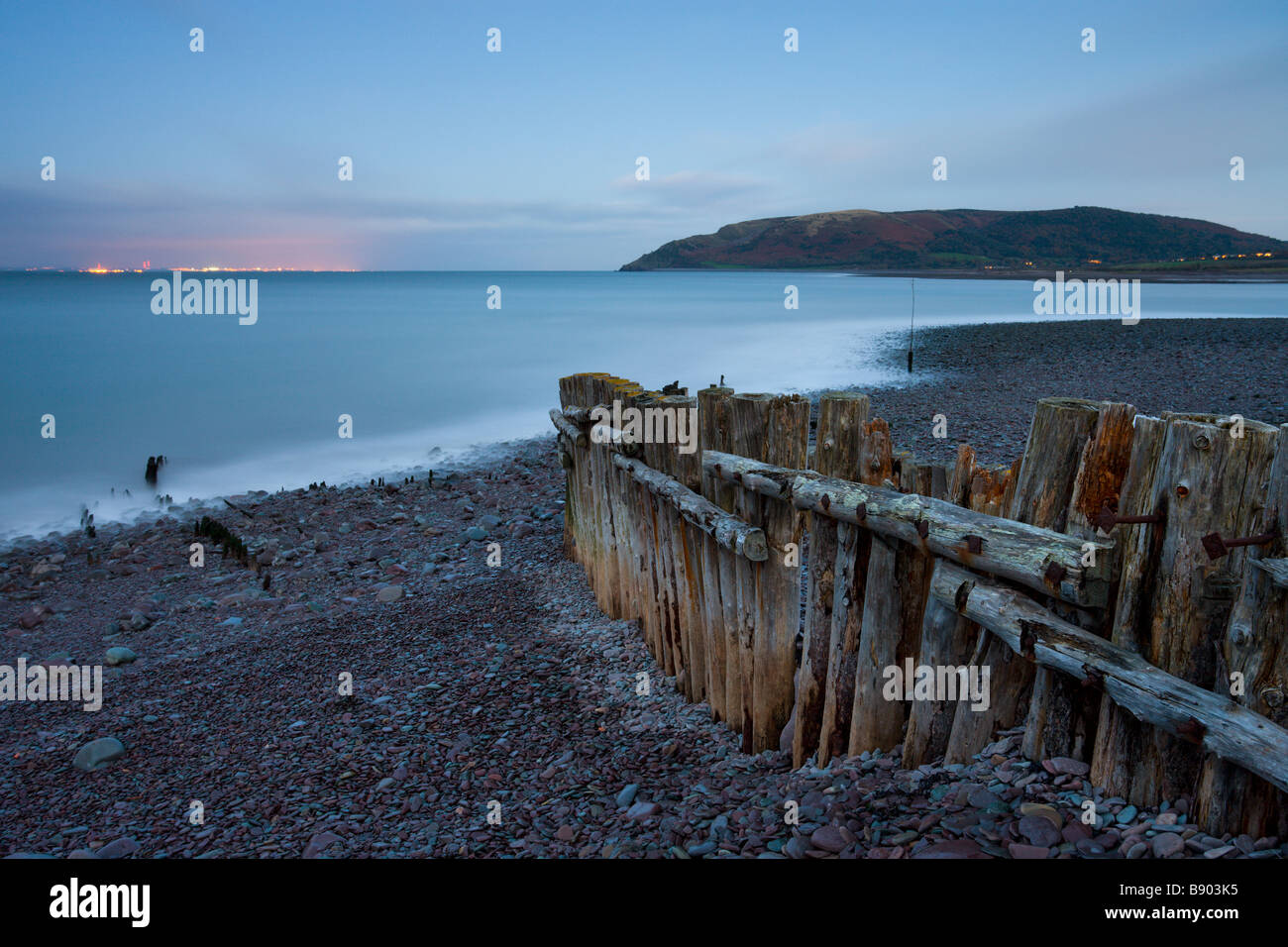 Porlock Beach in Exmoor National Park Stock Photo Alamy