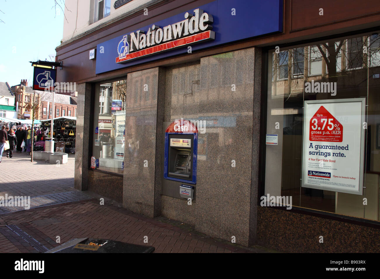 nationwide building society mansfield Stock Photo